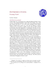 Introduction: Framing 'Turks'