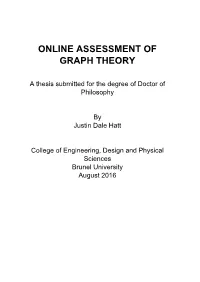 Online Assessment of Graph Theory