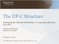 The UP-C Structure