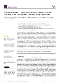 Identification and Classification of Novel Genetic Variants