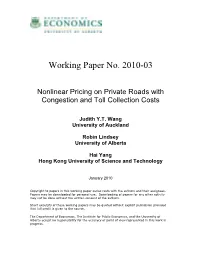 Working Paper No. 2010-03