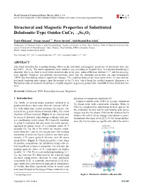 Structural and Magnetic Properties of Substituted Delafossite-Type Oxides Cucr1 − Xscxo2