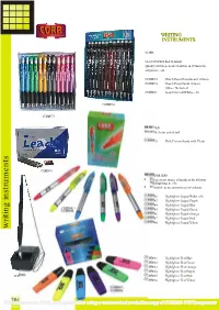 Writing Instruments Writing Instruments