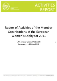 Activities Report Activities Report