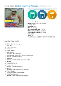 Craig David Slicker Than Your Average Mp3, Flac, Wma