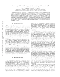 How Many Different Clonotypes Do Immune Repertoires Contain?