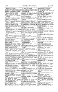 Official Directory. (Slater's