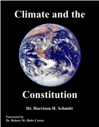 Climate and the Constitution