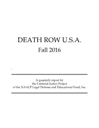 Death Row U.S.A