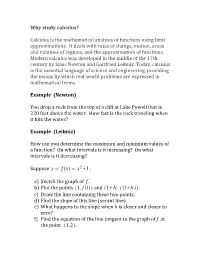Math 1210, Review, Midterm 1, Concepts