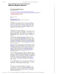 National Weather Service Text Product Display