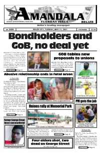 Unions Rally at Memorial Park GOB Tables New Proposals to Unions