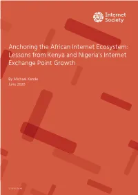 Anchoring the African Internet Ecosystem