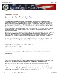 Antigua and Barbuda Page 1 of 5