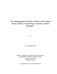 Constructing a Collection's Object Biography