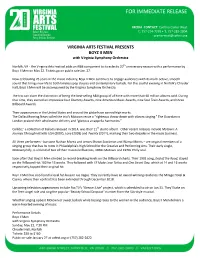 For Immediate Release