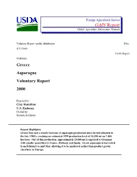 GAIN Report Global Agriculture Information Network