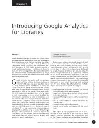 Introducing Google Analytics for Libraries