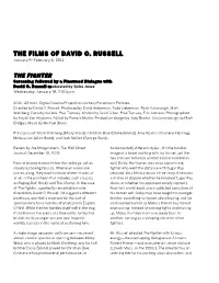 THE FIGHTER Program Note