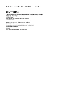 CINTERION Priority Claimed from 10/03/2008; Application No