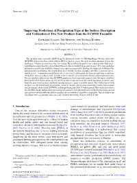 Improving Predictions of Precipitation Type at the Surface: Description and Veriﬁcation of Two New Products from the ECMWF Ensemble