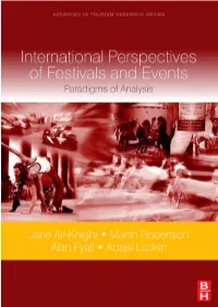 International Perspectives of Festivals and Events