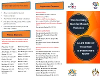 Overcoming Gender-Based Violence