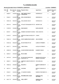 Tla Hearing Board