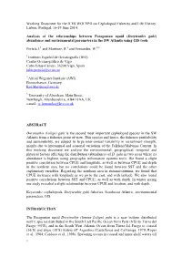 Working Document for the ICES WGCEPH on Cephalopod Fisheries and Life History