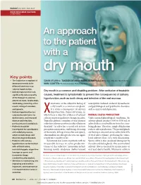 An Approach to the Patient with a Dry Mouth