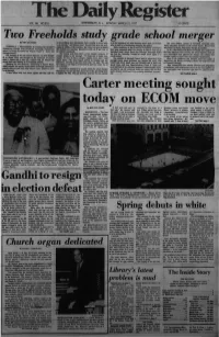 Carter Meeting Sought Today on ECOM Move