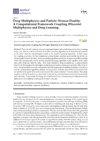 Deep Multiphysics and Particle–Neuron Duality: a Computational Framework Coupling (Discrete) Multiphysics and Deep Learning