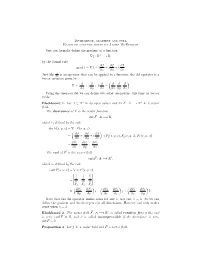 Divergence, Gradient and Curl Based on Lecture Notes by James