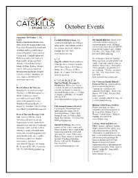 October Events