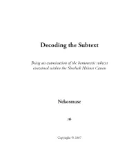 The Complete Decoding the Subtext