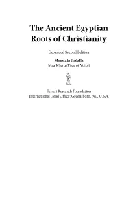 ANCIENT EGYPTIAN ROOTS of CHRISTIANITY, 2ND EDITION Vii