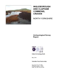 Ingleborough and Clapham Commons, Craven