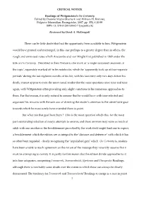 Readings of Wittgenstein's on Certainty