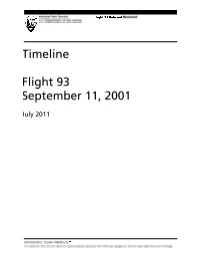 The Flight 93 Timeline