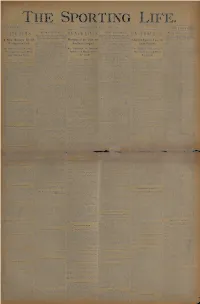 THE SPORTING Llfe PUBLISHING CO