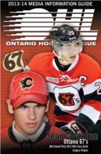 2013-14 OHL Information Guide.Pdf