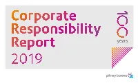 2019 Corporate Responsibility Report