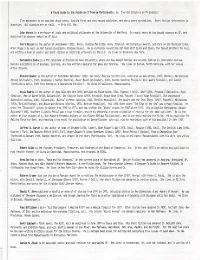 A Field Guide to the Readercon 2 Program Participants, Or, I've Got