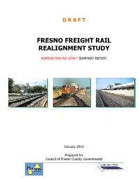 Fresno Freight Rail Realignment Study