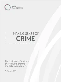 Making Sense of Crime