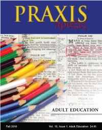 Praxis 2010 Fall.Indd