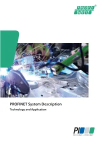 PROFINET System Description Technology and Application