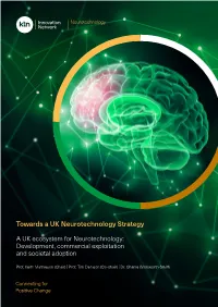 Towards a UK Neurotechnology Strategy