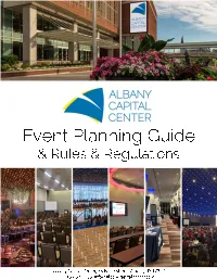 Albany Capital Center Event Planning Guide