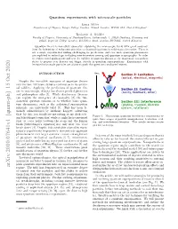 Arxiv:2010.07641V1 [Quant-Ph] 15 Oct 2020 Regime